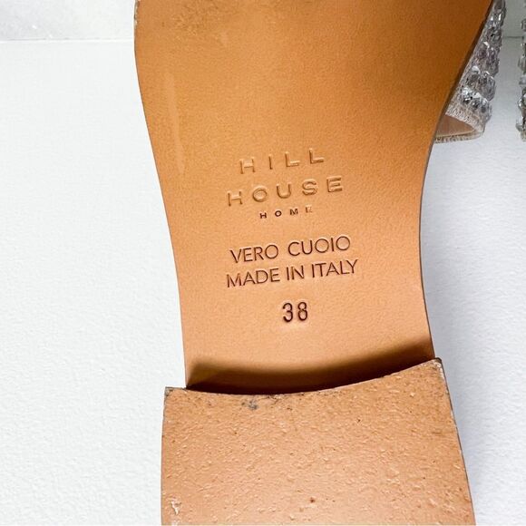 Hill House Silver Studded Slide Sandals - The City Slide - Picture 11 of 14